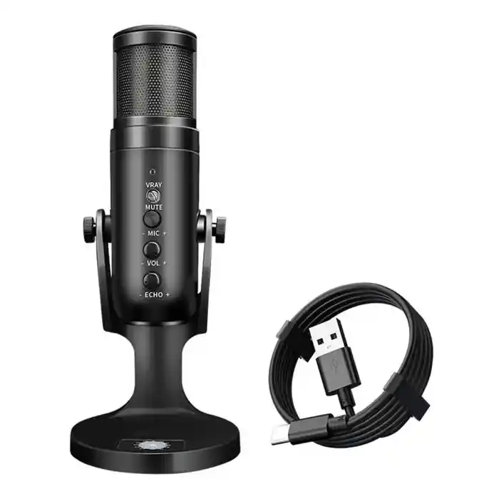 Jmary MC-PW9 RGB Professional USB Microphone For Podcasting, Live Streaming
